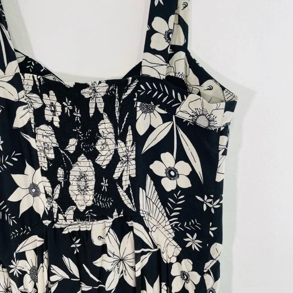 Anthropologie Black and White Asymmetrical Sundress - Picture 2 of 9